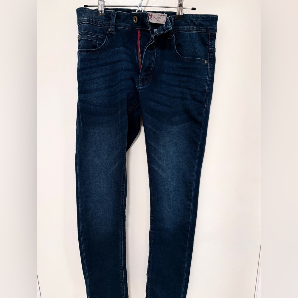 Parasuco Women's Blue Jeans with Red Zipper - NWOT - Picture 3 of 15